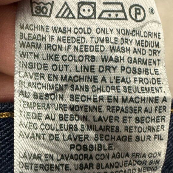 Signature By Levi Strauss & Co. Mens Regular Fit Jeans 34x34 Blue Denim - Picture 7 of 8